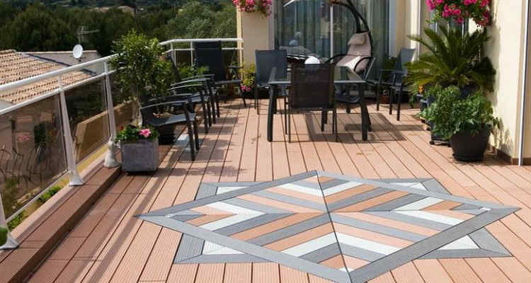 You can paint your floor with the color your balcony